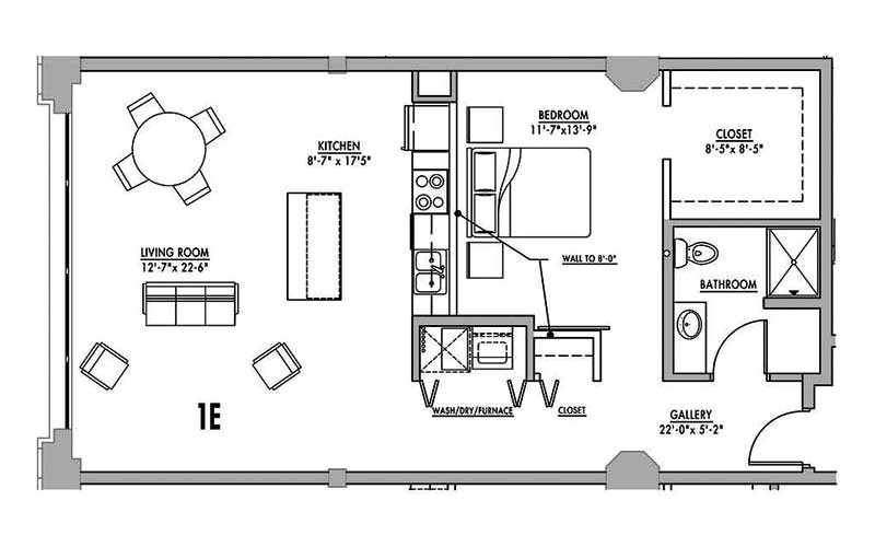 floor plan 1e