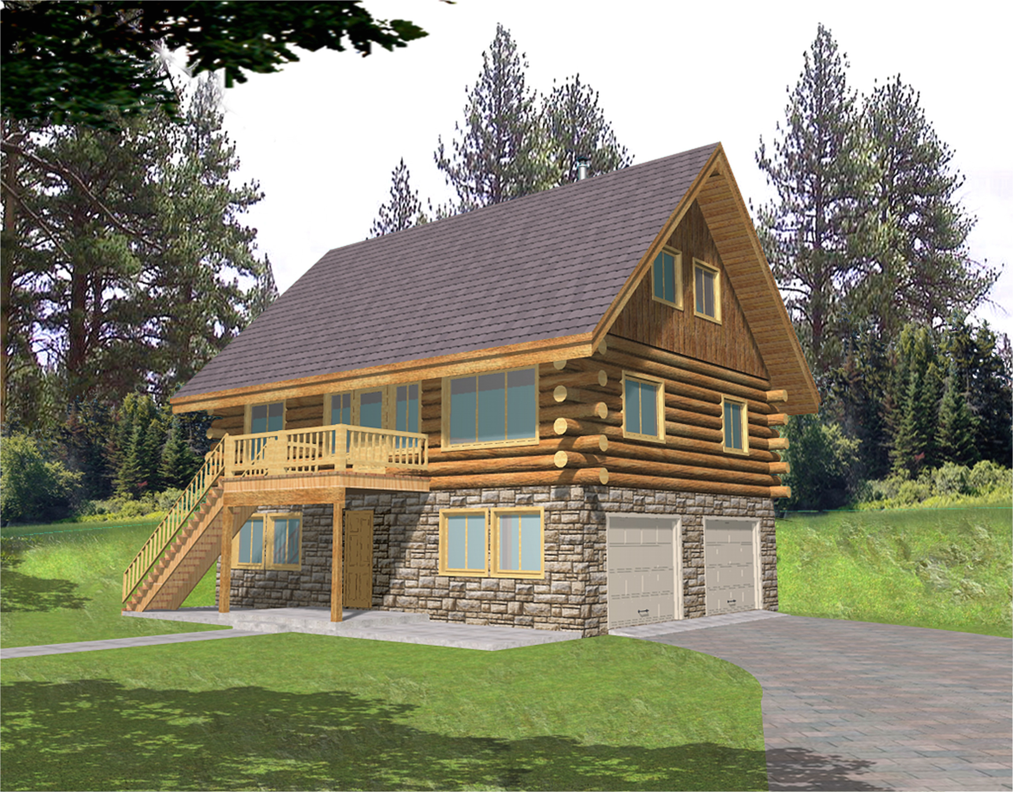 photos log cabin home design plans 1775153