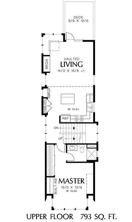 long narrow house plans
