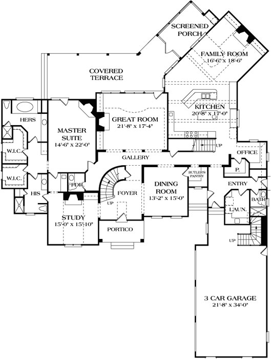 luxury house plans with front porch