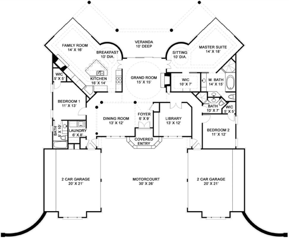 luxury home designs plans floor plan with 2 car garages