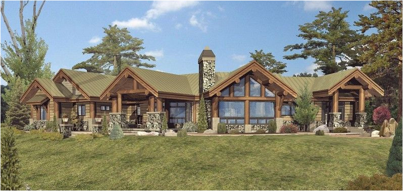 luxury log cabin home designs