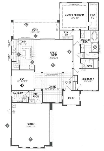 mattamy homes outlook floor plan