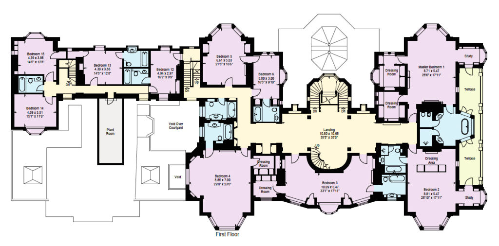 mega mansion floor plans