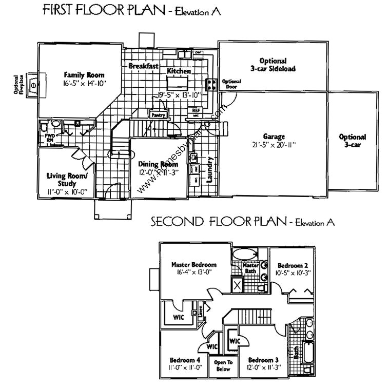 Meridian Homes Floor Plans Meridian Model In the the Vintage Subdivision In Spring