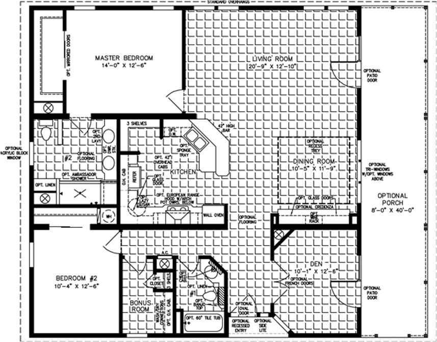 manufactured homes floor plans florida