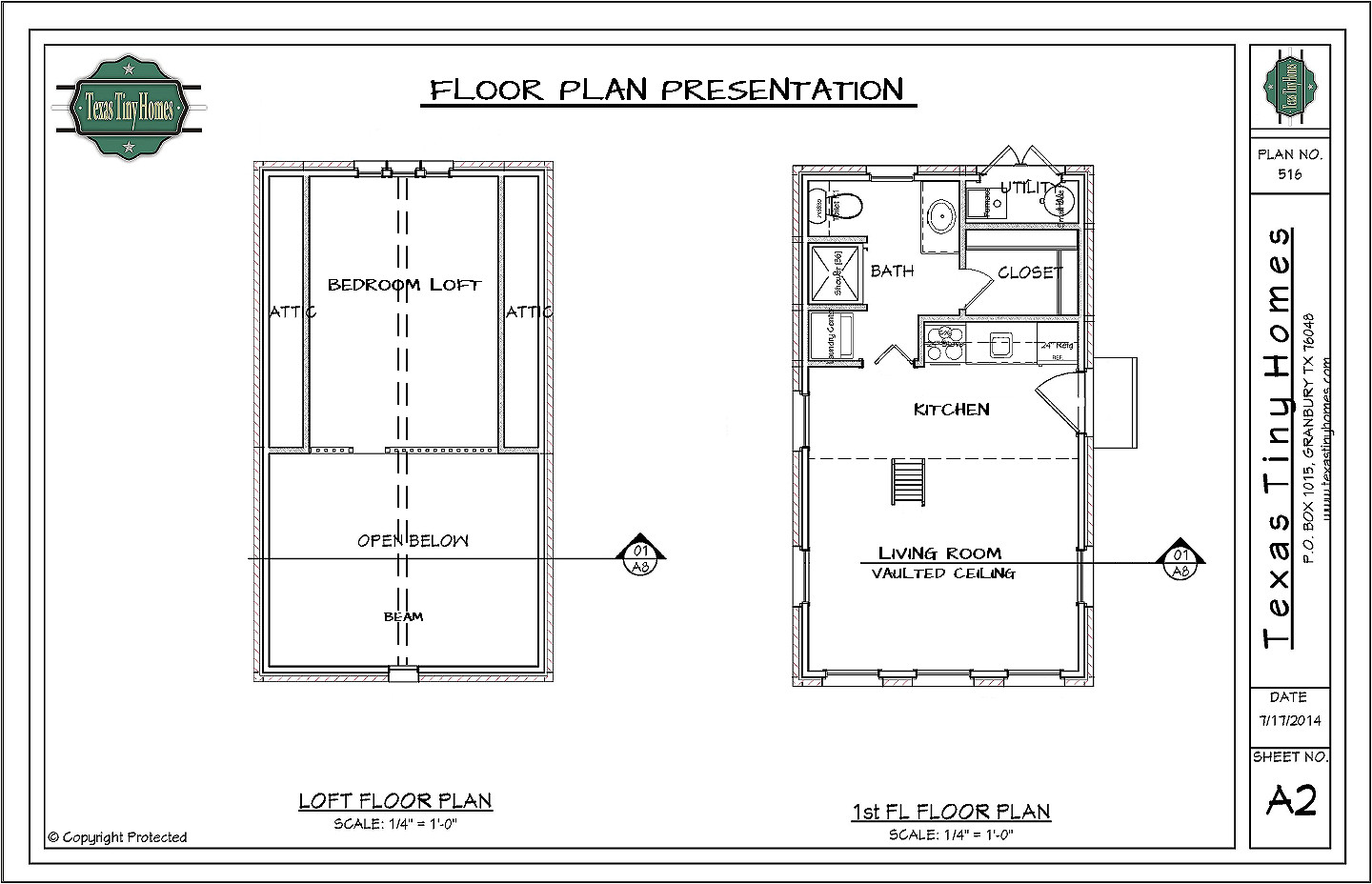 micro compact home floor plan