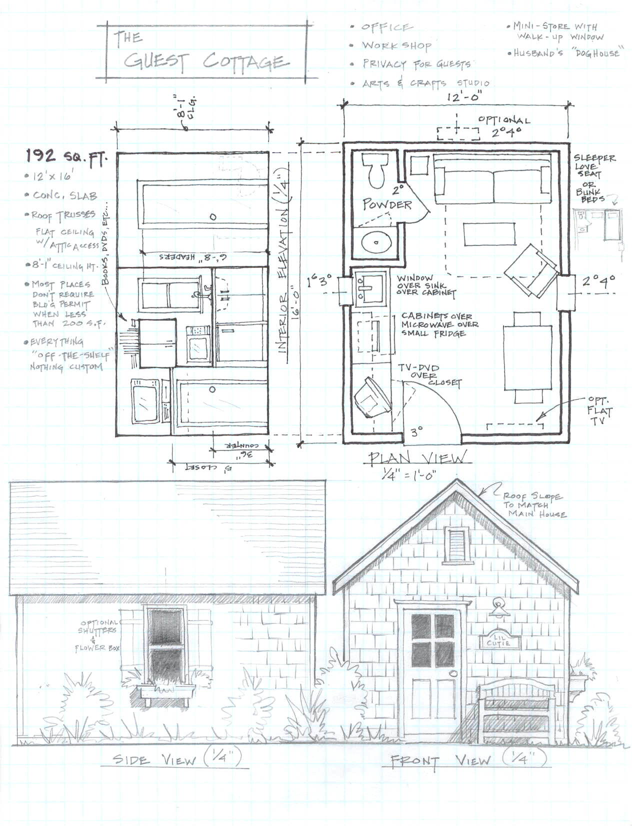 micro compact home floor plans