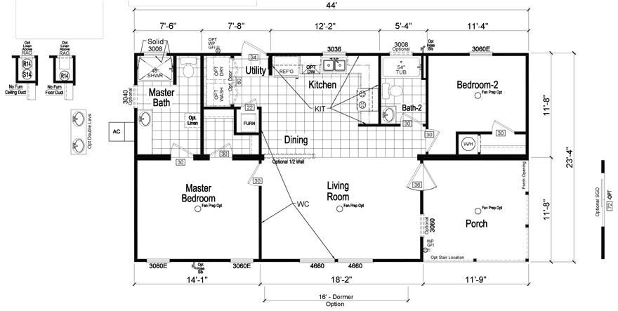 double wide mobile home floor plans georgia