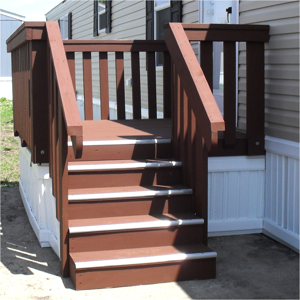 concrete stairs for mobile homes