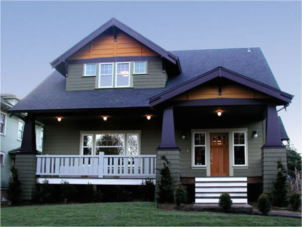 modern craftsman style home plans small