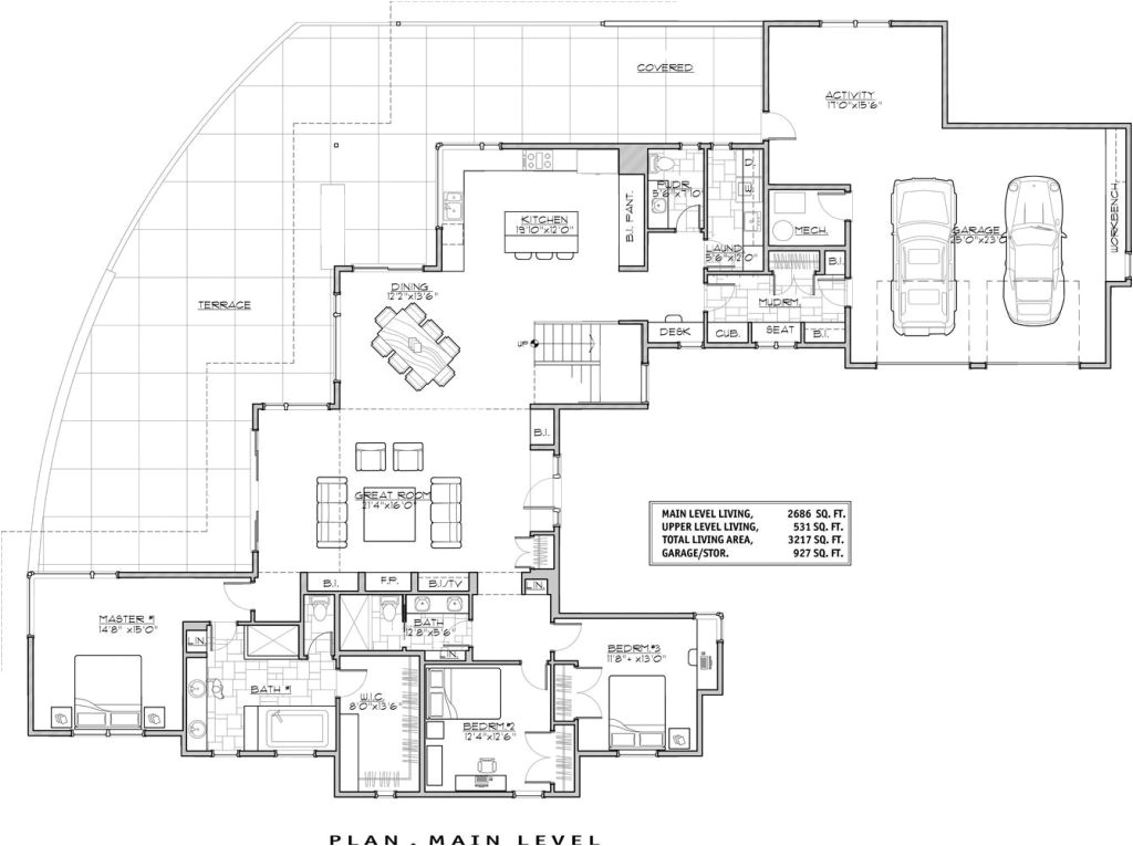 luxury modern house floor plans