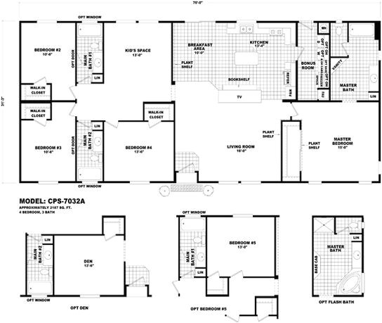 arizona mobile home floor plans
