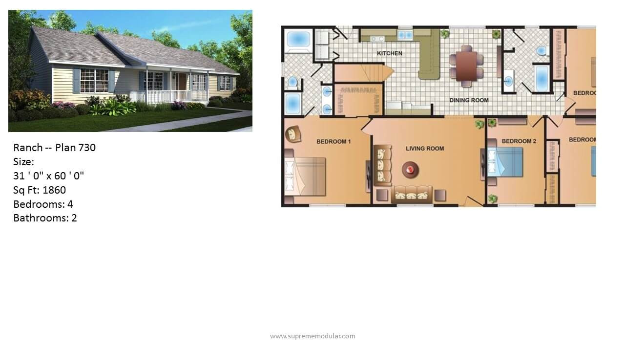 modular home ranch plans
