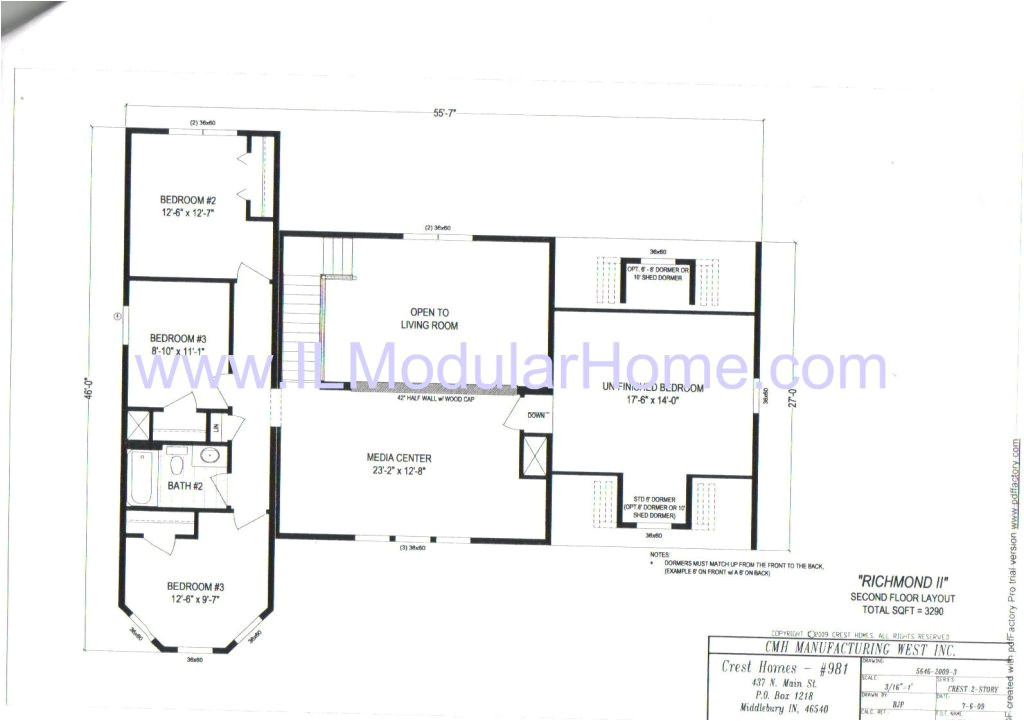 modular log home floor plans 148201