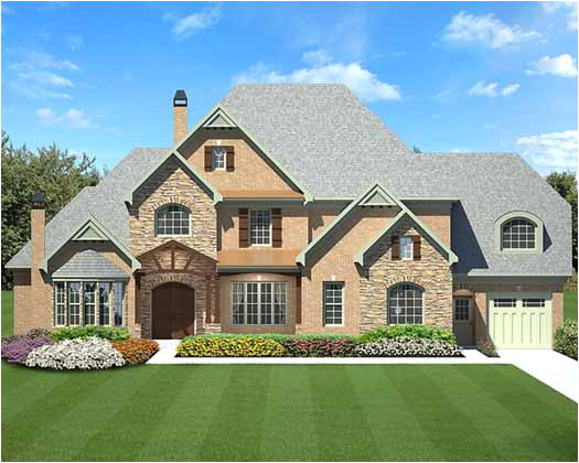 english country style house plans 4222 square foot home 2 story 4 bedroom and 4 bath 3 garage stalls by monster house plans plan24 139