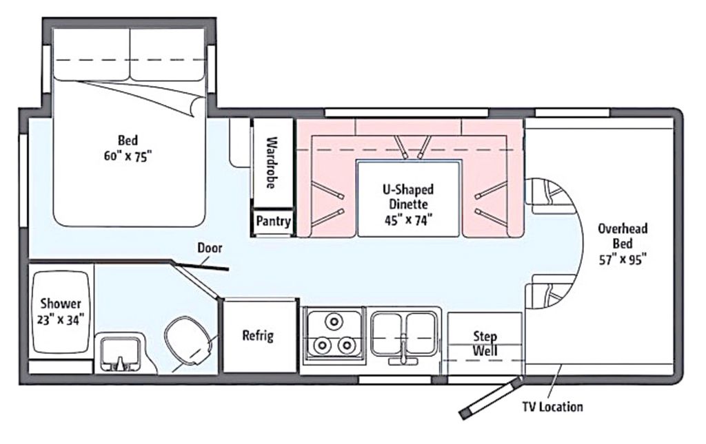 Motor Home Plans 23 Gmc Motorhome Floor Plan | plougonver.com