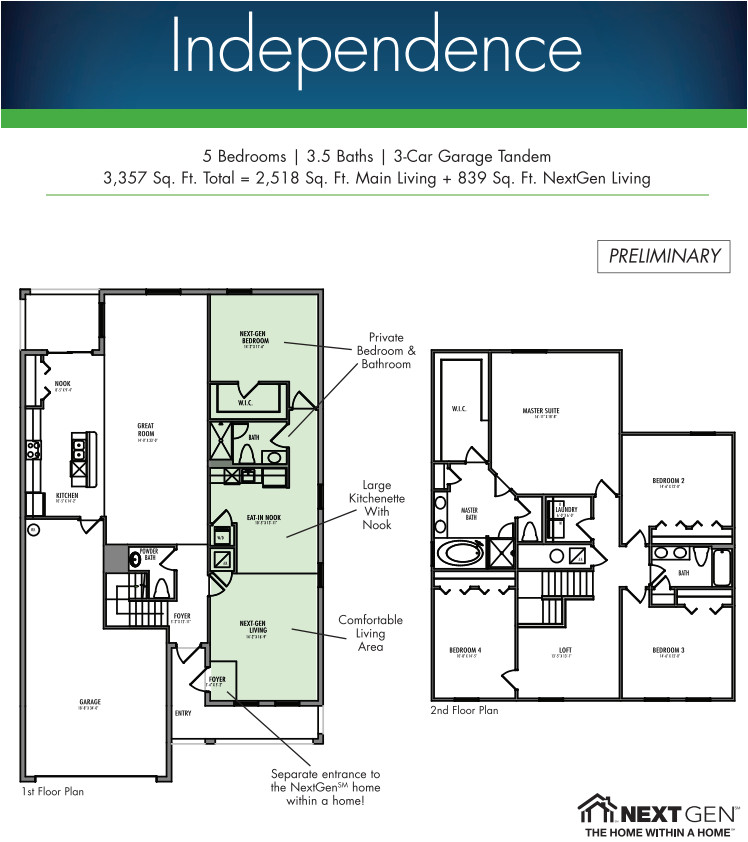 multi generation family home plans