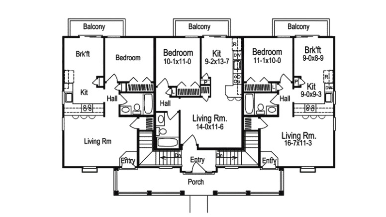 multi residential house plans