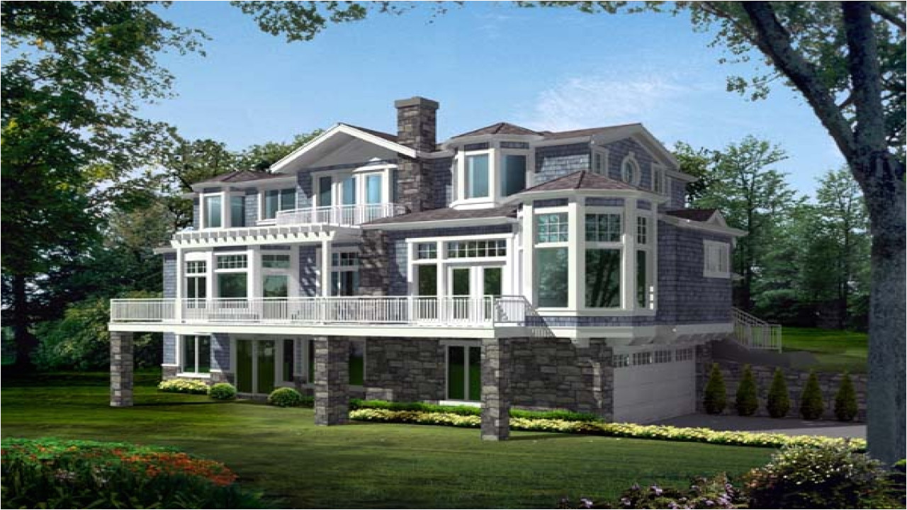 78235e457d9a371a narrow lot house plans lakefront lakefront house plans for homes