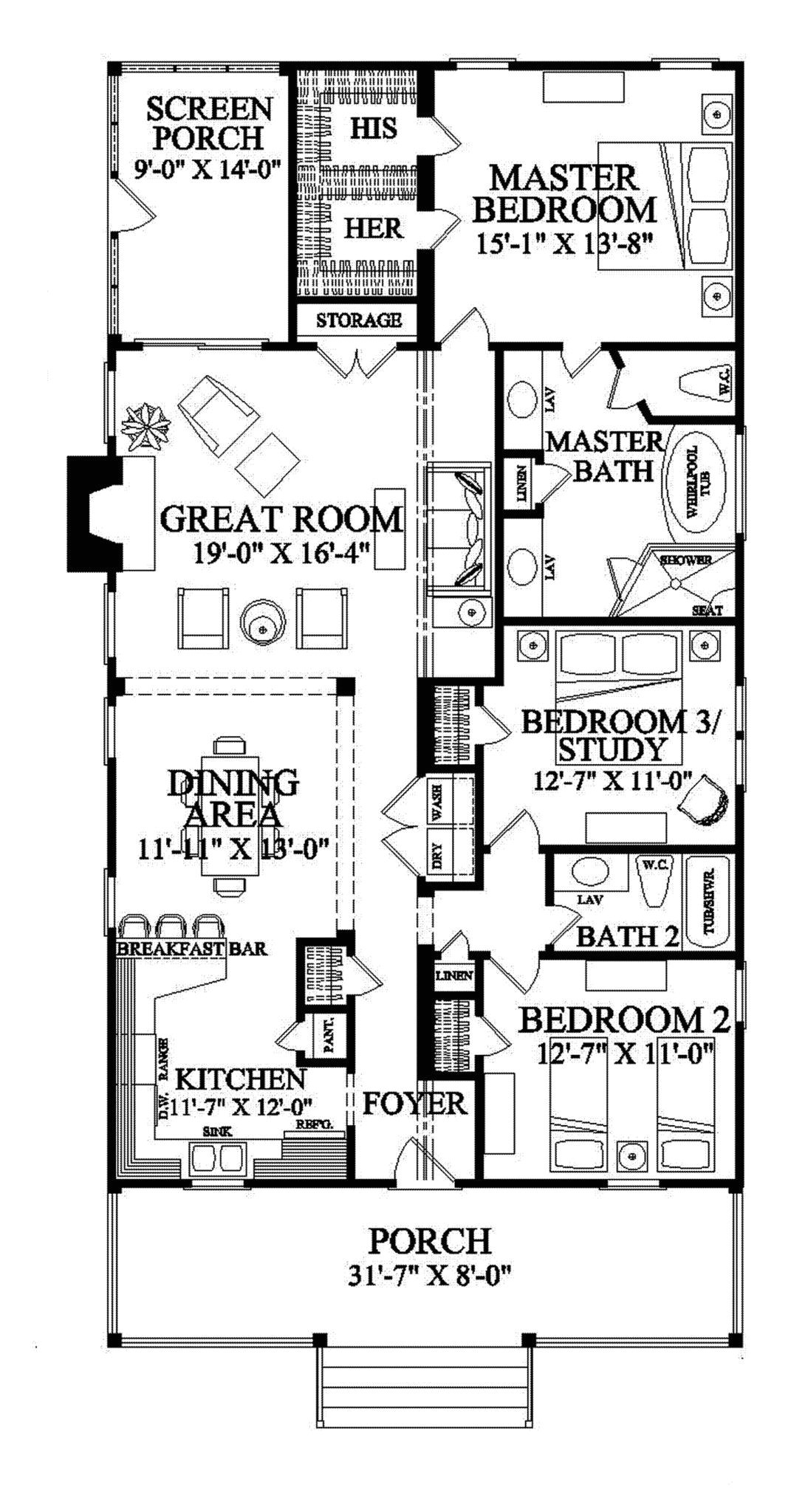 narrow lot house plans with rear garage