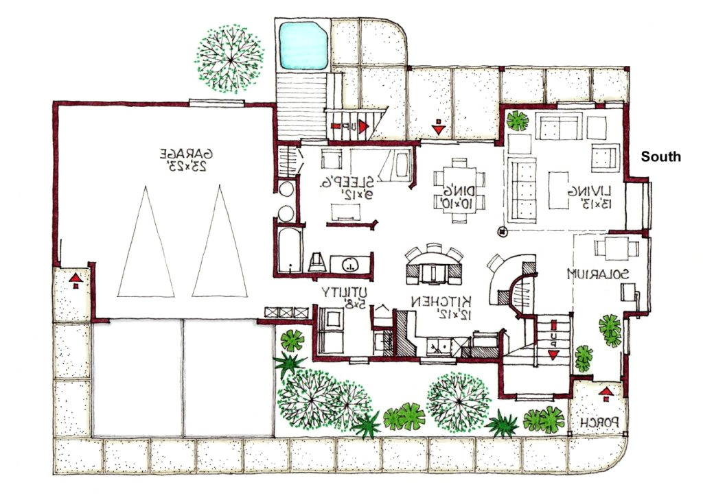 housing floor plans modern