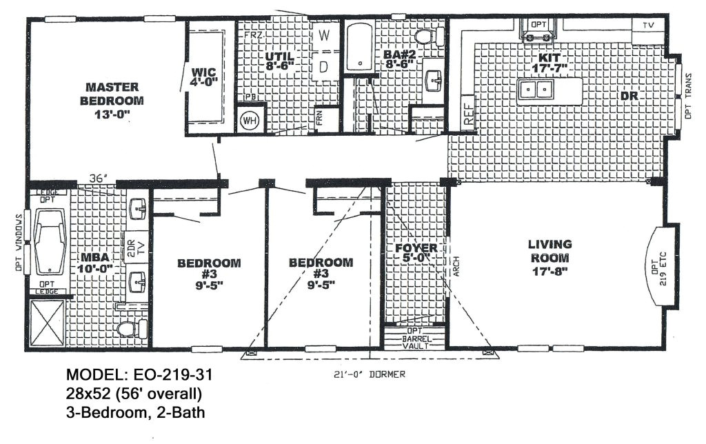 floor plans for mobile homes
