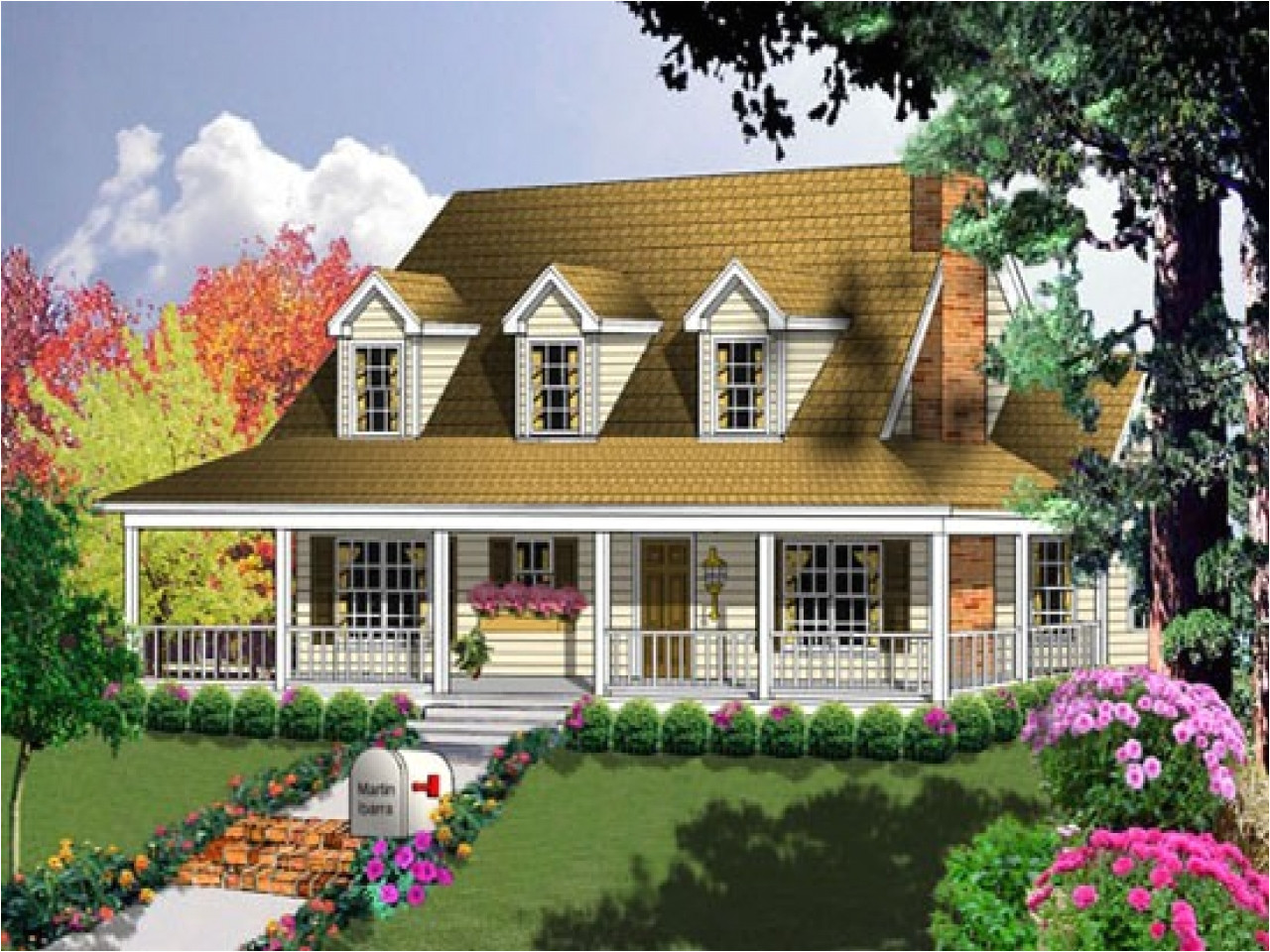 Old Style House Plans With Porches Plougonver