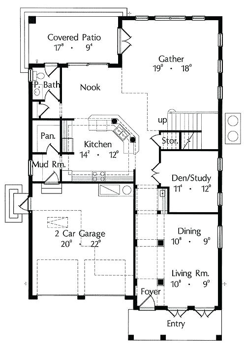 house plans with no formal dining room
