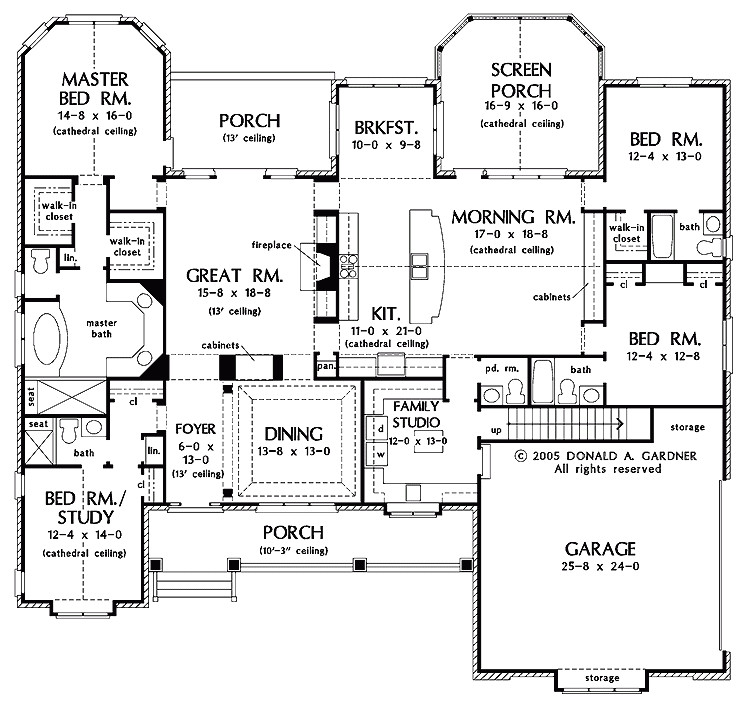 one story luxury home floor plans