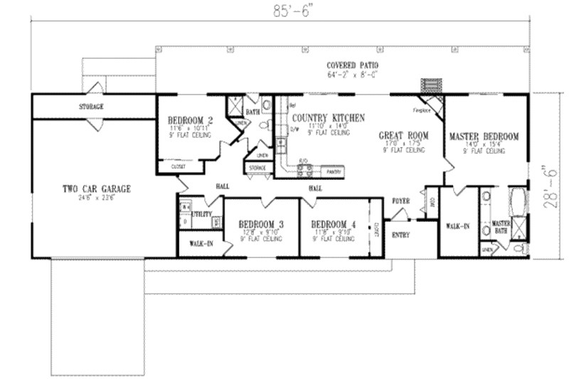 ranch house plans 3000 sq ft