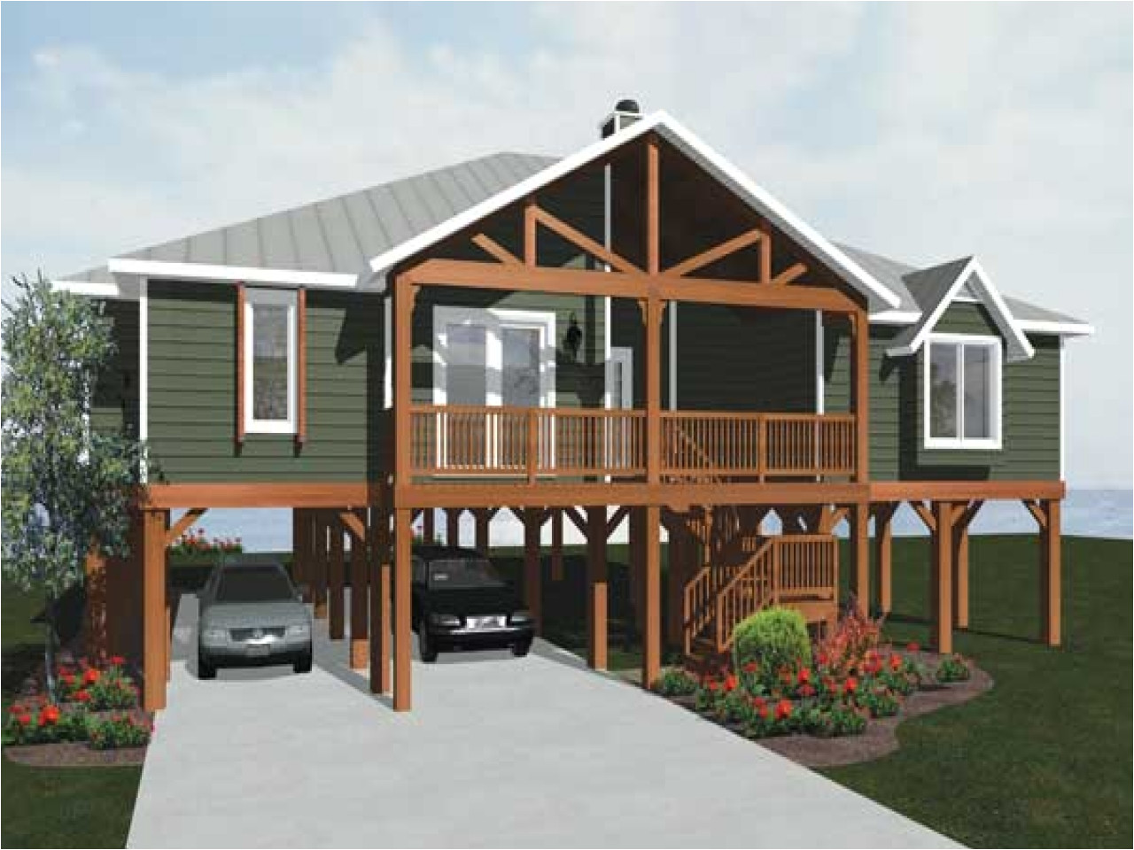 ceb155f96e113f98 beach house plans on piers beach house plans on pilings