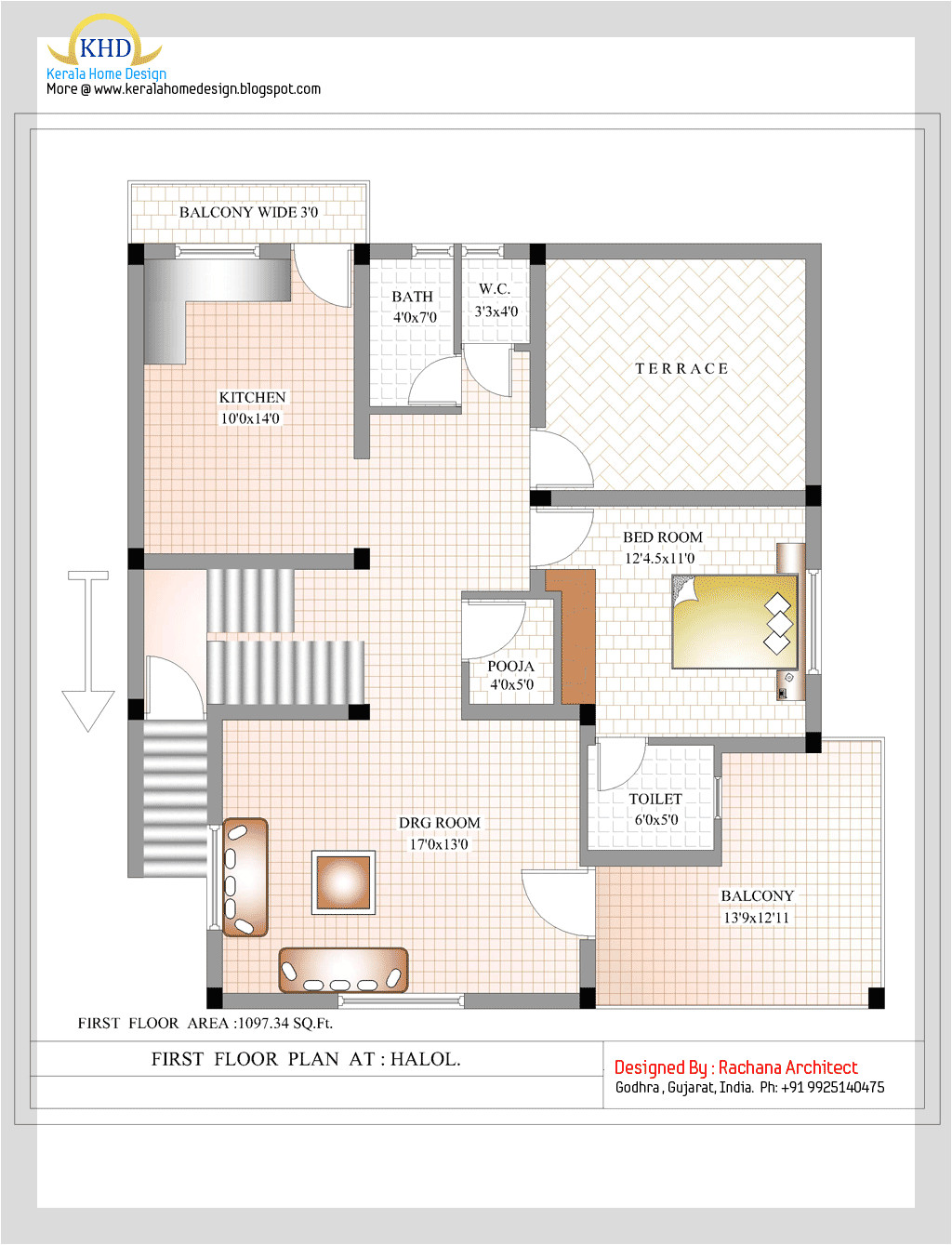 duplex house plan and elevation 2349 sq