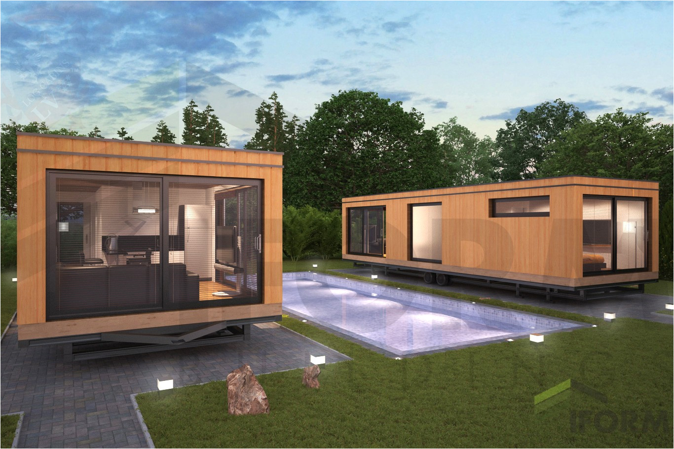 log cabin mobile home planning permission