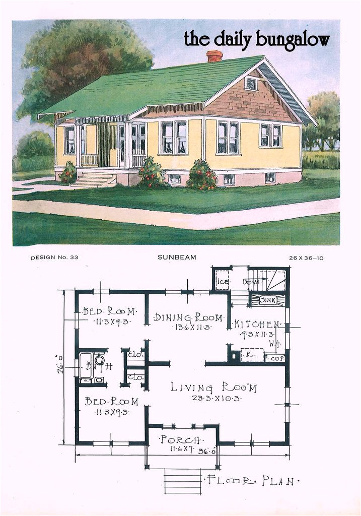 vintage cottage house plans