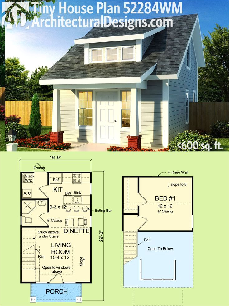 tiny house plans with garage underneath