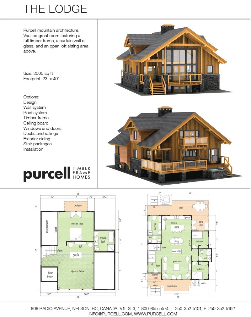 modern post and beam home plans