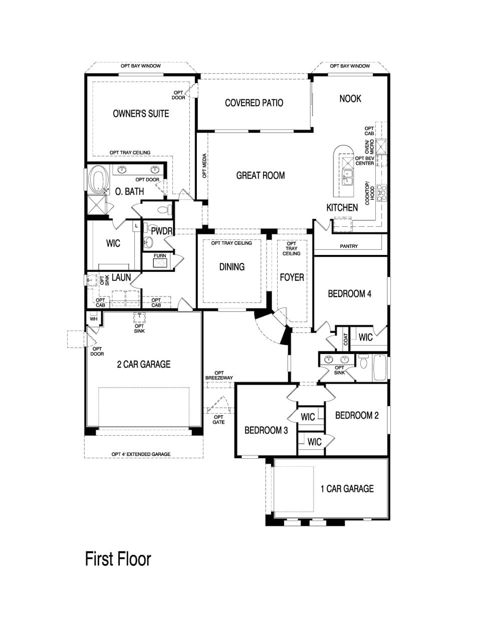 pulte homes floor plan