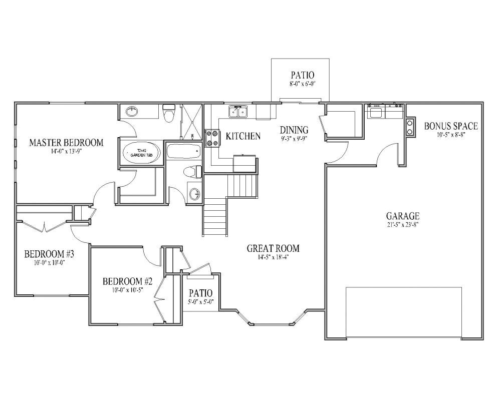 ranch rambler house plans