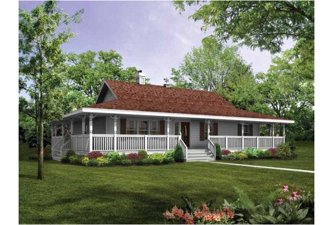 ranch style house plans wrap around porch