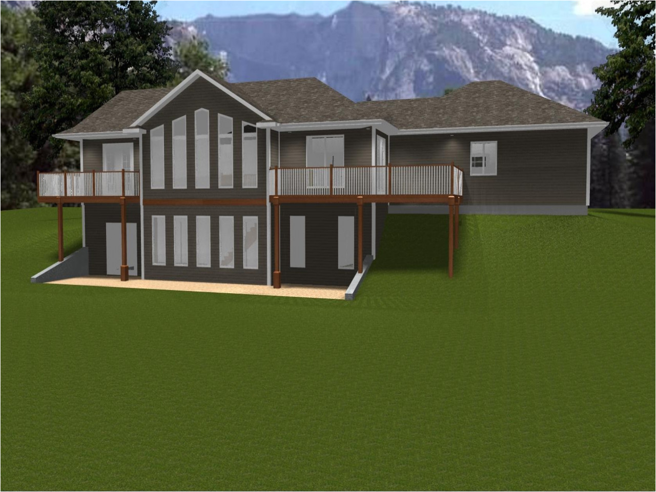 ranch house plans with walkout basement ranch house plans 35598045eb28f77c