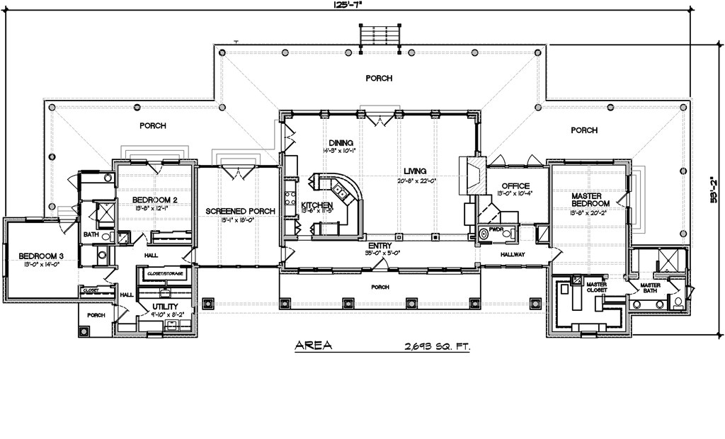 2693 square feet 3 bedrooms 2 5 bathroom contemporary house plans 0 garage 32304