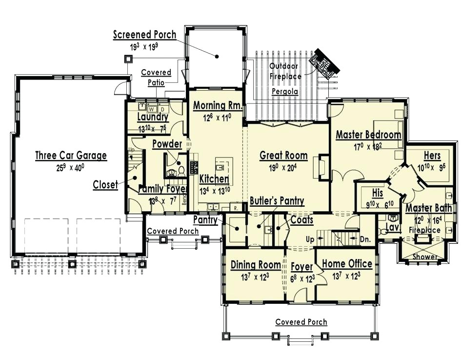 single story floor plans with inlaw suite