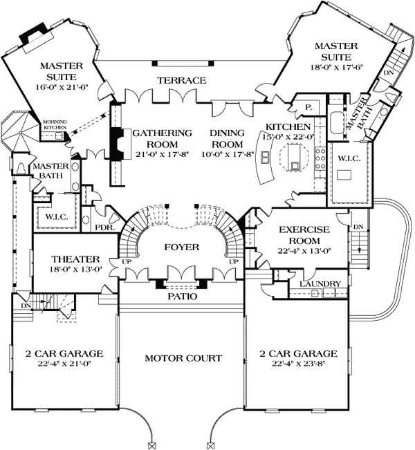 dual master suites house plans