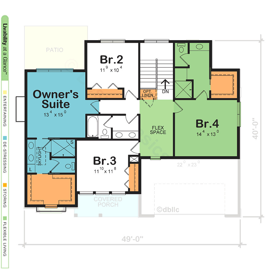 ranch house plans with dual master suites