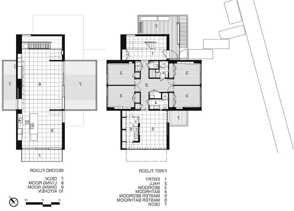 beach house reverse floor plans