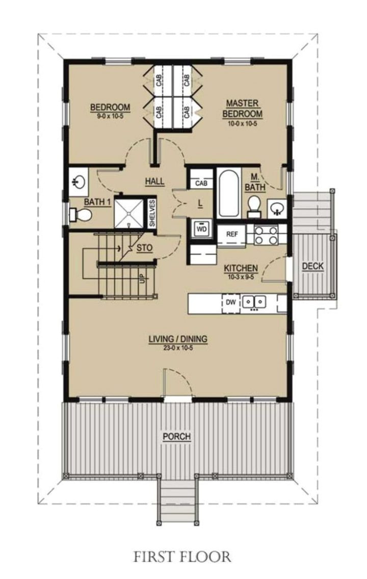 reverse floor plans for beach houses