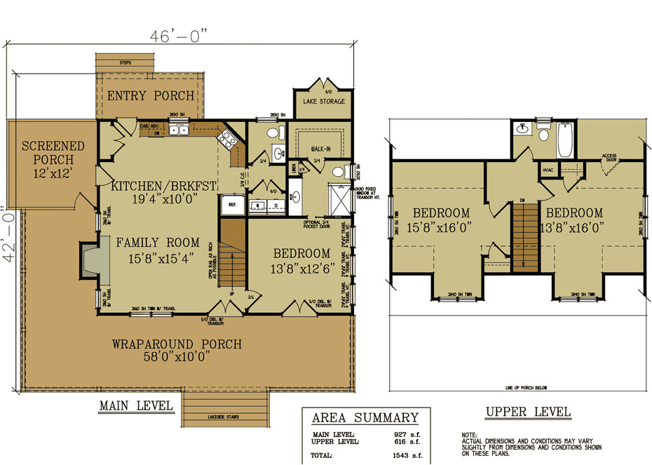 rustic cottage house plan
