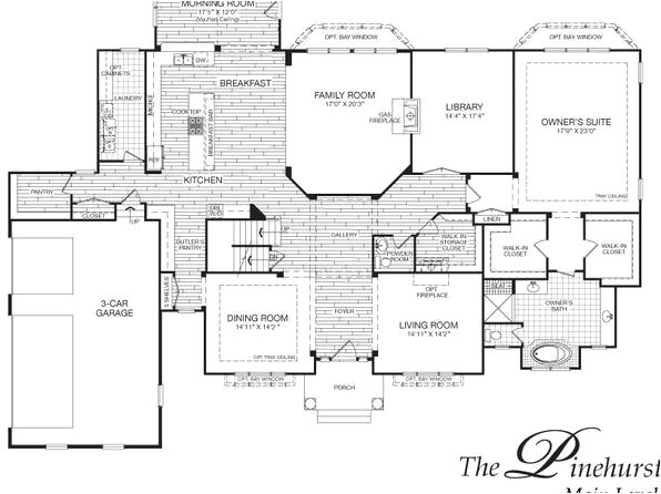 Ryan Homes Strauss Model Floor Plan