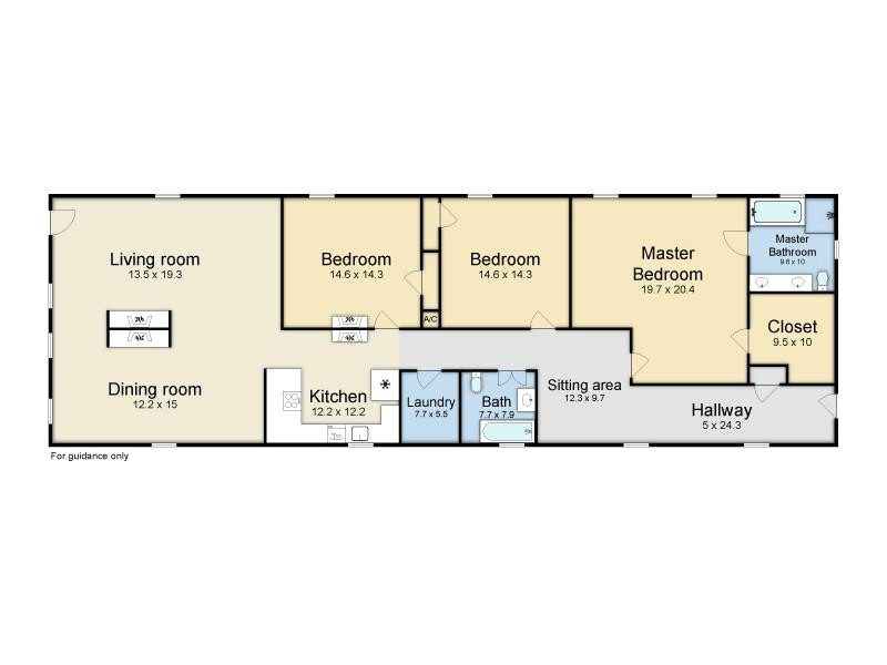 shotgun floorplans